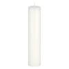 Mega Candles 1 pc Unscented Solid White Pillar Candles, Hand