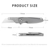 TGZUO Aluminium Titanium Utility Knife 3 Pack Set