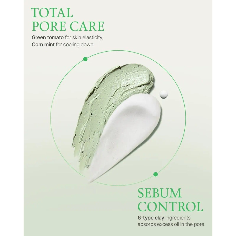 Fully Green Tomato Clay Mask Cleanser 120ml Para Todo Tipo