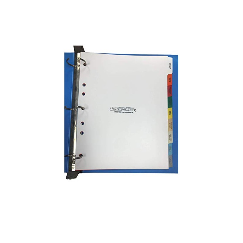 Medical Chart Index Dividers (9 Tab Side Open (Long-Term Care
