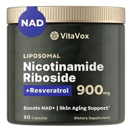 Frasco Nicotinamida Ribósido Liposomal + Resveratrol