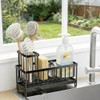 LuxeSilk Kitchen Sink Sponge Holder Stainless – Durable Space-Saving Construction