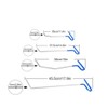 WHDZ Paintless Dent Repair Rods Auto Body Dent Removal Tools
