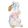 Rabbit Statue Nordic Style Handcrafted Painted Resin Rabbit Desktop Ornament