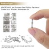 Kindroufly 562 Pieces M2.5 x 4/6 /8/10 /12/16 /20mm Phillips
