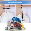 Rainberg 12pcs Magic Clothes Hangers Space Savers, Coat Hangers Space
