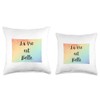 GoodWords La Vie Est Belle Tee Throw Pillow, 18x18, Multicolor