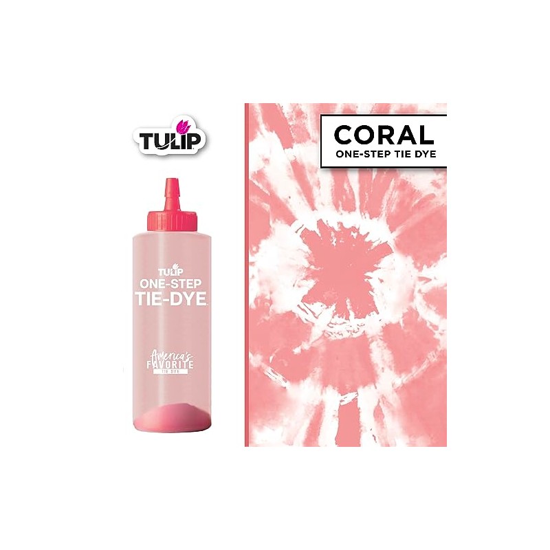 Tulip One-Step Tie-Dye Kit, Vibrant Colors for Fabric 4 fl