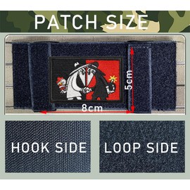 2 Stück Bitte Aufrichtig Vertrauen Zuerst Fun Patch Abnehmbare Stickerei Emblem Hook and Loop Patch Applikationen Kleidung,Uniformen,Jeans,Hosen,DIY-Zubehör,Jacken,Rucksack,Mützen