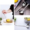 2 Pcs Small Ladle Soup Spoon Stainless Steel Soup Spoon