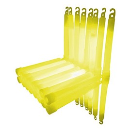 Glowtopia Premium Glow Sticks + Lanyards (1.5cm Thick) - Glow Sticks (Pack of 25, Yellow)