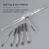 FAHKNS Metric Tap and Die Set 110 PCS M2-M18 Rethreading