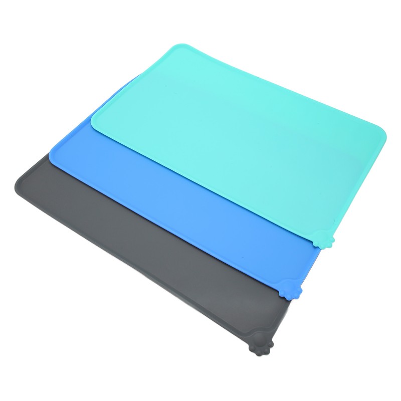 Silicone Pet Placemats Waterproof Slip Resistant Washable Pet Feeding Mat