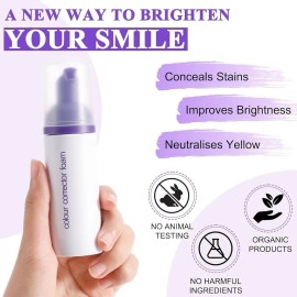 Unbranded Color Corrector Purple Toothpaste Teeth Whitening Booster Tooth Stain Removal