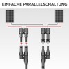 deleyCON PV4 Solar 2-Way Y Plug Pair 1000 V Male/Female