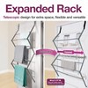 BLACK+DECKER Over The Door Expandable Telescopic Drying Rack, Clothes Organizer,
