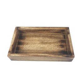 Antique Brown Guest Towel and Bathroom Organizer Luxury Tray Handcrafted Vanity 10 X 6