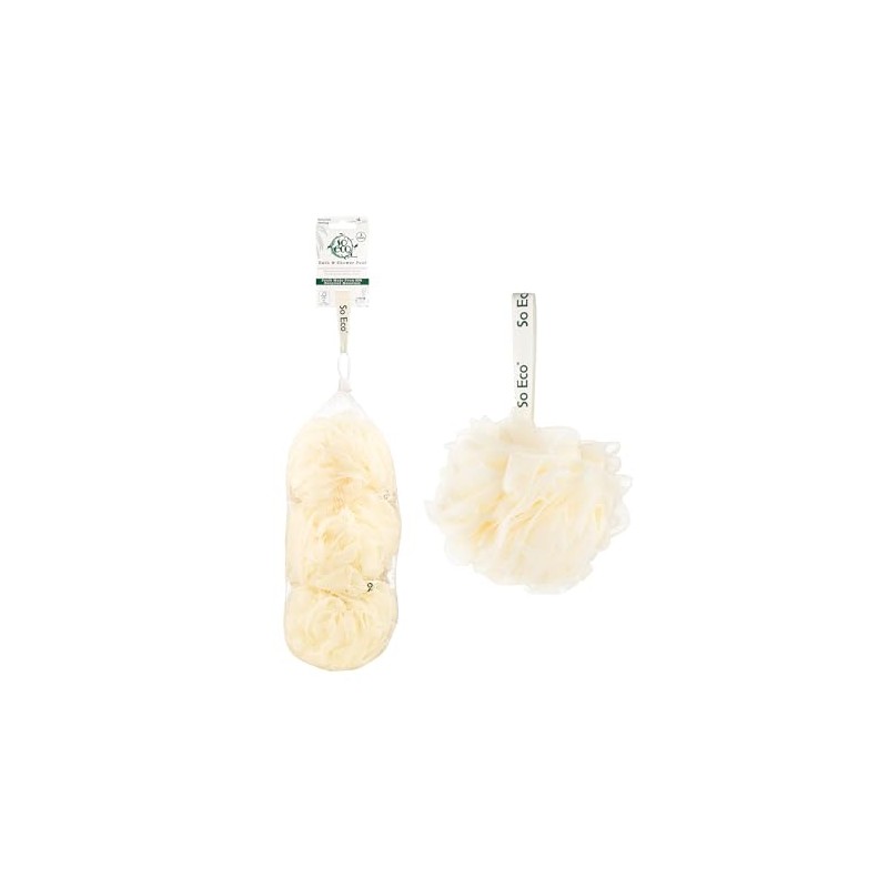So Eco Bath & Shower Pouf - 3 Pack