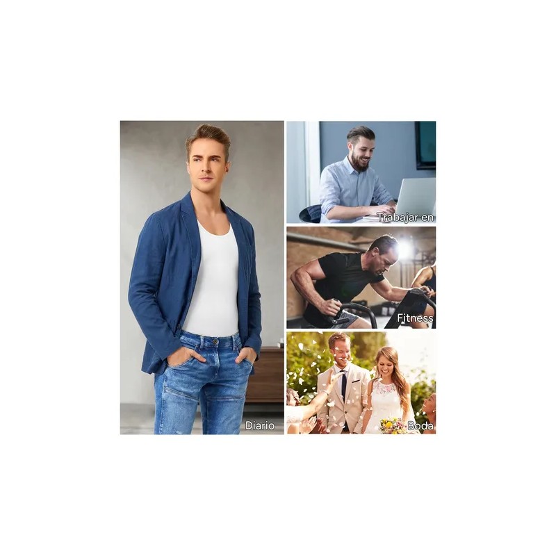 Nebility Body Moldeador Compresión Para Hombre Faja Completa
