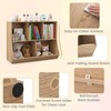IFANNY 5-Cubby Toy Storage Organizer, Kids Bookshelf with Cube Shelves,