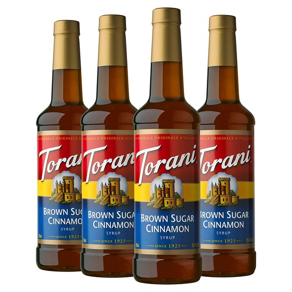Torani Syrup, Brown Sugar Cinnamon, 25.4 Ounces (Pack of 4)