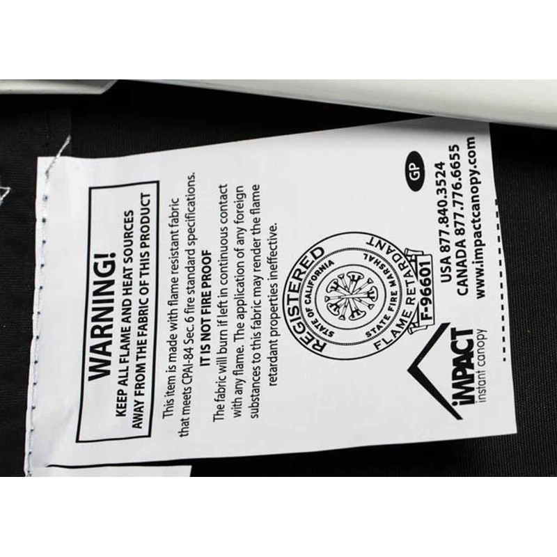 Impact Canopy 283020204-VC 10x10 Canopy, Red