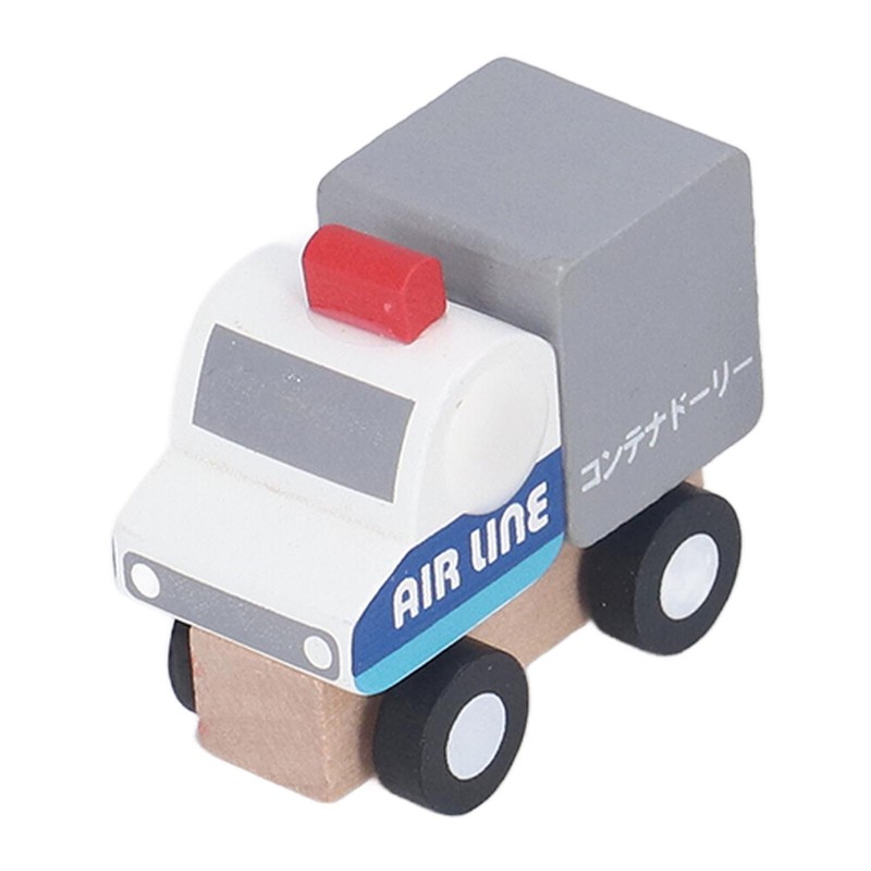 12pcs Wooden Mini Trucks Forward Backward Promote Cognitive Kids Educational