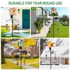 ERYTLLY Bird House Pole Mount Kit 80 Inch 2 Pair