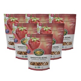 Nature's Path Organic Gluten Free Smoothie Bowl Superfood Granola, 9.5 Ounce (Pack of 6), Non-GMO, Low Glycemic Index, Powered by Super Greens