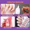Makartt Nail Glue with Glue Remover Kit, 5pcs Strong Nail