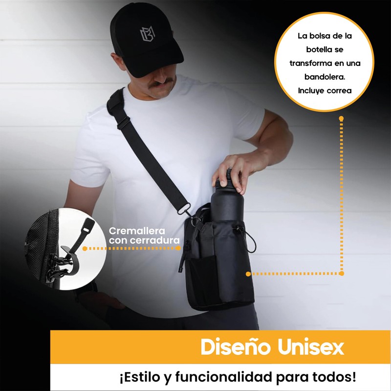 Bolsa Magnética Gym Hombre Mujer – Mochila Deportiva para termo