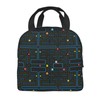 Retro Video Game Pattern Lunch Bag for Women & Men,