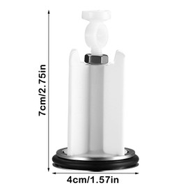 Aoyfuwell Sink Plug, Pack of 2 Drain Plugs, Sink, Universal Bathtub Plug, Height Adjustable, Drain Plug with Seal for Kitchen, Bathroom, Standard Sink