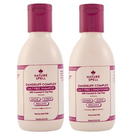Nature Spell Dandruff Complex Travel Size Duo, Shampoo & Conditioner Set