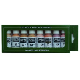 Vallejo Model Colour 8 Colours Set 70124 Face & Skin Tones (8)