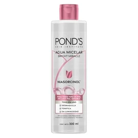 POND'S Agua Micelar Bright Miracle con Niasorcinol para todo tipo de piel, 300 ml