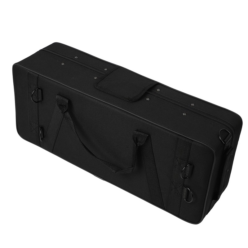 Trumpet Storage Box with Shoulder Strap Multiple Compartments Oxford Cloth