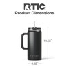 RTIC 64 oz Ceramic Lined Insulated Road Trip Tumbler, Leak-Resistant