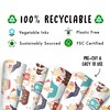 Boys Wrapping Paper - 6 Sheets Of Eco-friendly Gift Wrap
