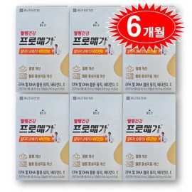 프로메가 오메가3 rtg 오메가3 비타민D 알티지 60캡슐, 6개