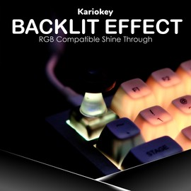 UFO Alien Flying Saucer Spinner Backlit Custom Keycap for MX Mechanical Gaming Keyboard OEM Profile Esc | Kariokey Artisan Key Caps