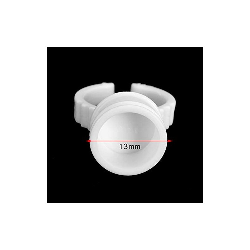 HEALIFTY 100pcs Medium Disposable Pigment Ink Eyebrow Tattoo Tattoo (White)
