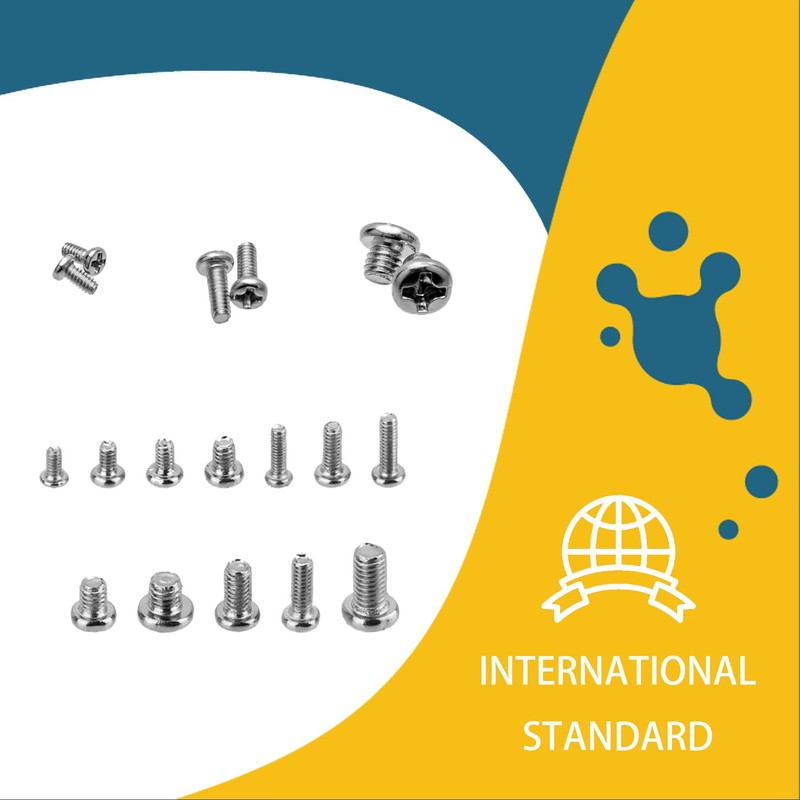 woshilaoDS 1140 Pcs Tiny Screws for Electronics, M1.4 M1.6 M1.7