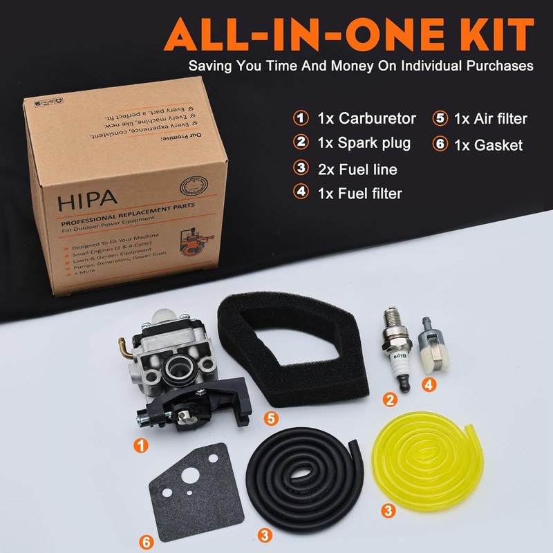 Hipa GX35 Carburetor For Honda GX 35 GX35NT 4 Stroke