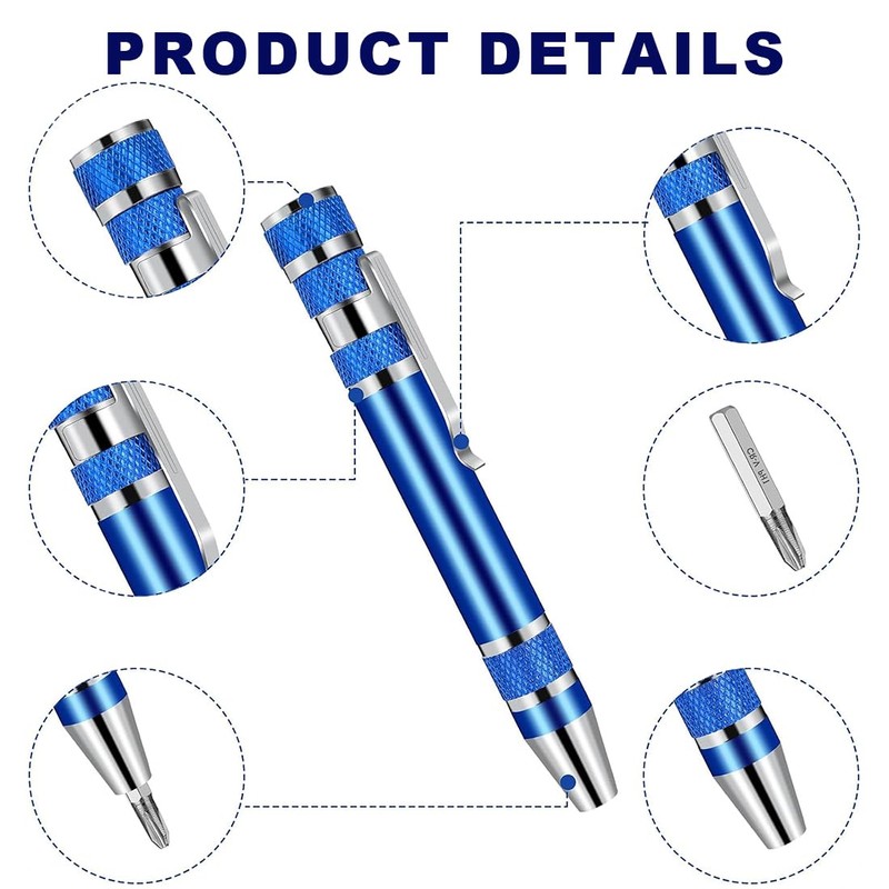 VIVIIHOO Pack of 4 8 in 1 Pen Screwdriver Set