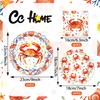 CC HOME Crab Birthday Paper Plates Napkins Starfish Shell Conch