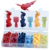 LEONTOOL 120 Pcs T-Tap Wire Connectors Kit, 22-10 AWG Self-stripping