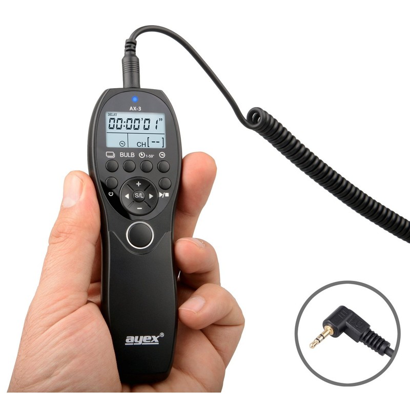 ayex Timer Remote Shutter Release AX-3 (E3) Compatible with e.g.