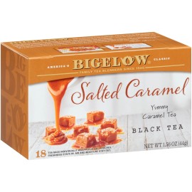 Bigelow Salted Caramel Black Tea, Caffeinated, 18 Count (Pack Of 6), 1