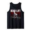 Deadlift deadlift palestra scheletro allenamento di Canotta